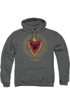 Gildan Game Of Thrones Stannis Baratheon Burst Sigils Adult Pull Over Hoodie / Hooded Sweatshirt In Pink
