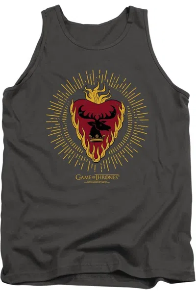 Gildan Game Of Thrones Stannis Baratheon Burst Sigils Adult Tank Top In Pink