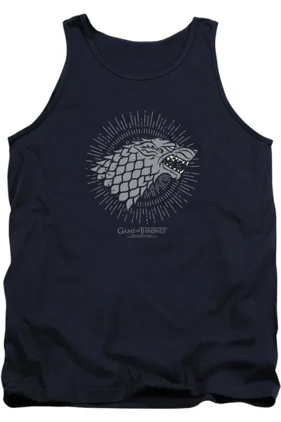 Gildan Game Of Thrones Stark Burst Sigils Adult Tank Top In Blue