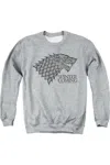 Gildan Game Of Thrones Startk Winter Is Coming On Gray Adult Crewneck Sweatshirt In Multi