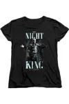 Gildan Game Of Thrones The Night King Short Sleeve Women´s Tee / T-shirt In Black