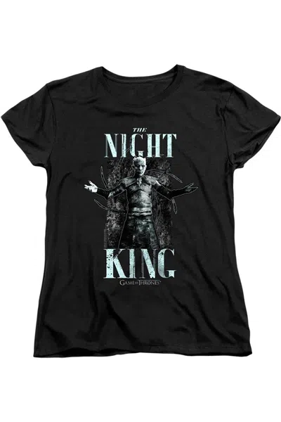 Gildan Game Of Thrones The Night King Short Sleeve Women´s Tee / T-shirt In Black