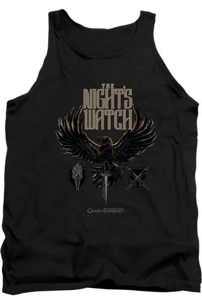 Gildan Game Of Thrones The Nights Watch Adult Tank Top In Black