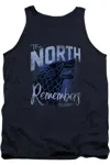 Gildan Game Of Thrones The North Remembers Adult Tank Top In Blue