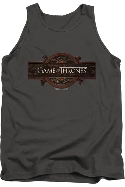 Gildan Game Of Thrones Title Sequence Logo Adult Tank Top In Pink