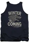 Gildan Game Of Thrones Winter Is Coming Adult Tank Top In Blue