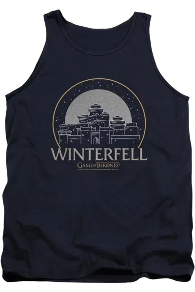 Gildan Game Of Thrones Winterfell Adult Tank Top In Blue