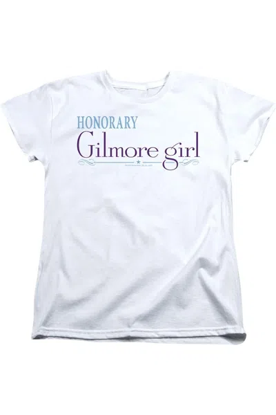 Gildan Gilmore Girls Honorary Gilmore Girl Short Sleeve Womens Tee / T-shirt In White