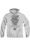 Gildan Gilmore Girls More Coffee Adult Pull Over Hoodie / Hooded Sweatshirt In Multi