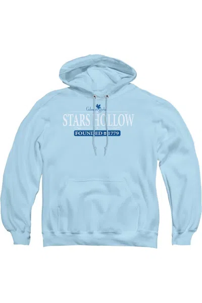 Gildan Gilmore Girls Stars Hollow Adult Pull Over Hoodie / Hooded Sweatshirt In Blue