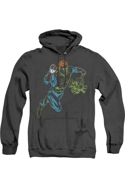 Gildan Gl Neon Lantern Adult Heather Hoodie / Hooded Sweatshirt In Black
