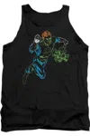 Gildan Gl Neon Lantern Adult Tank Top In Black