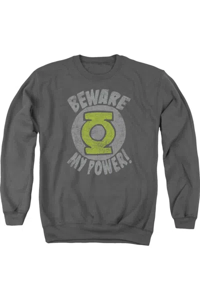 Gildan Green Lantern Beware Adult Crewneck Sweatshirt In Pink