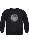 Gildan Green Lantern Black Symbol Adult Crewneck Sweatshirt In Black