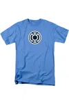 Gildan Green Lantern Blue Lantern Logo Short Sleeve Adult Tee / T-shirt In Multi
