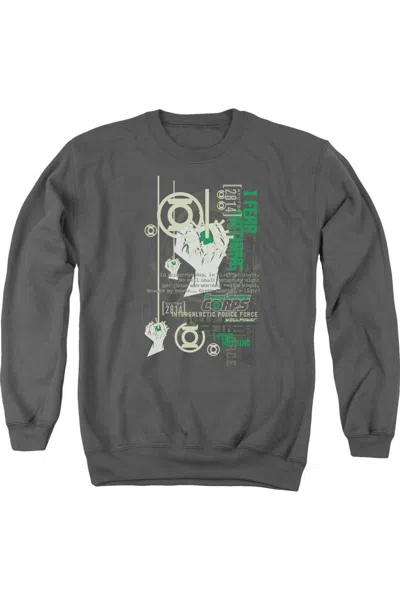 Gildan Green Lantern Core Strength Adult Crewneck Sweatshirt In Pink