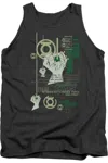 Gildan Green Lantern Core Strength Adult Tank Top In Pink