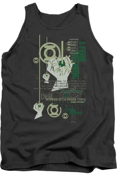Gildan Green Lantern Core Strength Adult Tank Top In Pink
