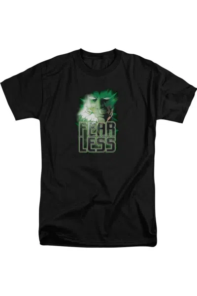 Gildan Green Lantern Fearless Short Sleeve Adult Tall Tee / T-shirt In Black