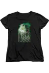 Gildan Green Lantern Fearless Short Sleeve Womens Tee / T-shirt In Black