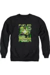 Gildan Green Lantern Fueled Adult Crewneck Sweatshirt In Black