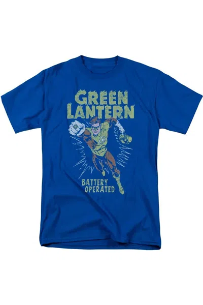 Gildan Green Lantern Fully Charged Short Sleeve Adult Tee / T-shirt In Blue