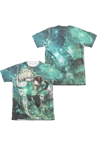 Gildan Green Lantern Galactic Hal (front/back Print) Adult Poly/cotton Short Sleeve Tee / T-shirt In Multi