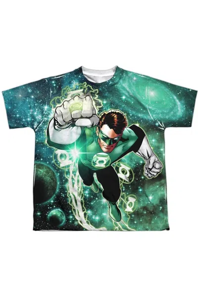 Gildan Kids' Green Lantern Galactic Hal Short Sleeve Youth Poly Crew Tee / T-shirt