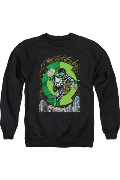 Gildan Green Lantern Gl #51 Cover Adult Crewneck Sweatshirt In Black