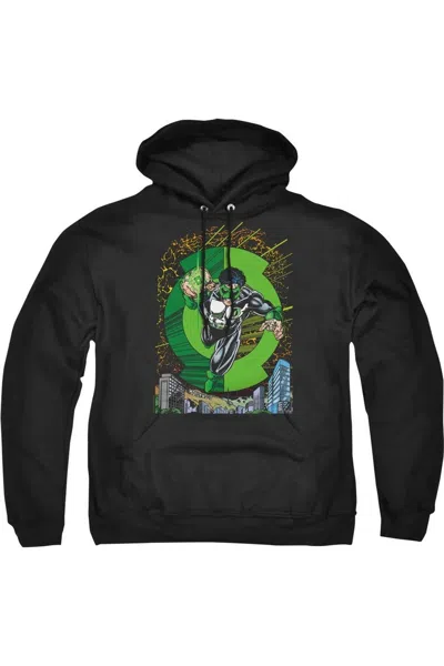 Gildan Green Lantern Gl #51 Cover Adult Pull Over Hoodie / Hooded Sweatshirt In Black