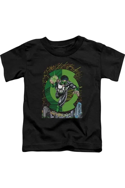Gildan Kids' Green Lantern Gl #51 Cover Short Sleeve Youth Tee / T-shirt In Black
