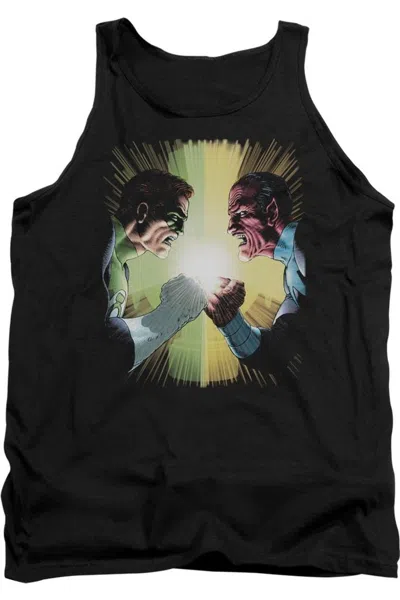 Gildan Green Lantern Gl #60 Cover Adult Tank Top In Black
