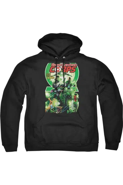 Gildan Green Lantern Gl Corps #25 Cover Adult Pull Over Hoodie / Hooded Sweatshirt In Black