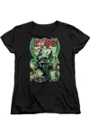 Gildan Green Lantern Gl Corps #25 Cover Short Sleeve Womens Tee / T-shirt In Black
