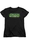 Gildan Green Lantern Gl Corps Title Short Sleeve Womens Tee / T-shirt In Black