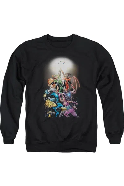 Gildan Green Lantern Gl New Guardians #1 Adult Crewneck Sweatshirt In Black