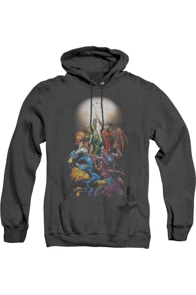 Gildan Green Lantern Gl New Guardians #1 Adult Heather Hoodie / Hooded Sweatshirt In Black