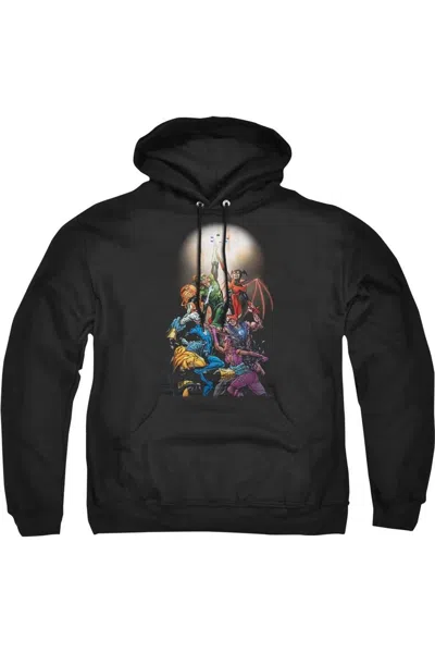 Gildan Green Lantern Gl New Guardians #1 Adult Pull Over Hoodie / Hooded Sweatshirt In Black