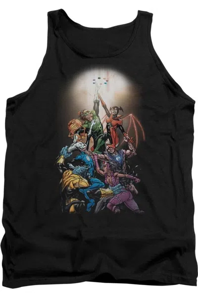 Gildan Green Lantern Gl New Guardians #1 Adult Tank Top In Black