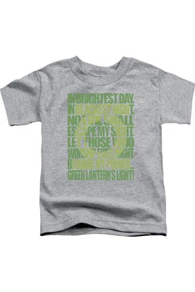 Gildan Kids' Green Lantern Green Lantern Oath Short Sleeve Juvenile Tee / T-shirt In Multi