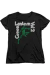 Gildan Green Lantern Green Lantern Vol 2 Short Sleeve Women´s Tee / T-shirt In Black