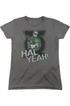 Gildan Green Lantern Hal Yeah Short Sleeve Womens Tee / T-shirt In Pink