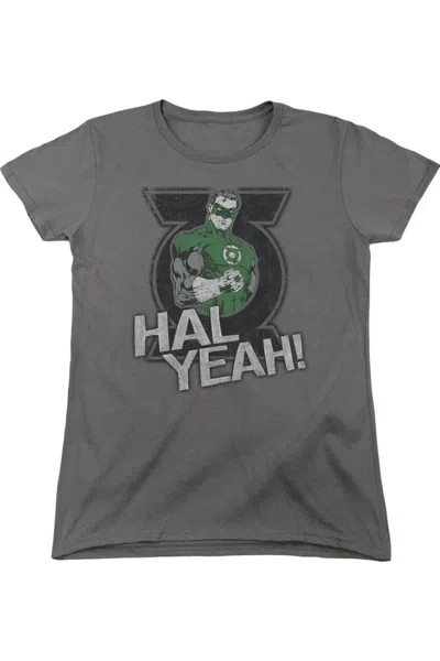 Gildan Green Lantern Hal Yeah Short Sleeve Womens Tee / T-shirt In Pink