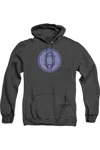 Gildan Green Lantern Indigo Symbol Adult Heather Hoodie / Hooded Sweatshirt In Black