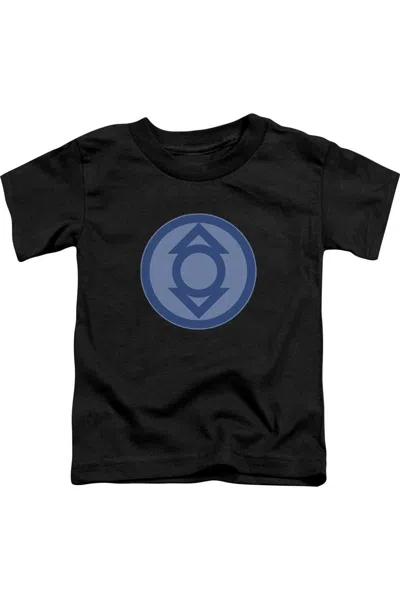 Gildan Kids' Green Lantern Indigo Symbol Short Sleeve Toddler Tee / T-shirt In Black