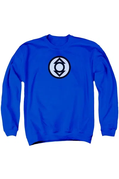 Gildan Green Lantern Indigo Tribe Adult Crewneck Sweatshirt In Blue
