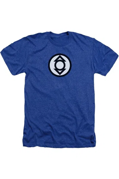 Gildan Green Lantern Indigo Tribe Adult Heather Tee / T-shirt In Blue