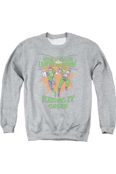 Gildan Green Lantern Keeping It Green Adult Crewneck Sweatshirt In Multi
