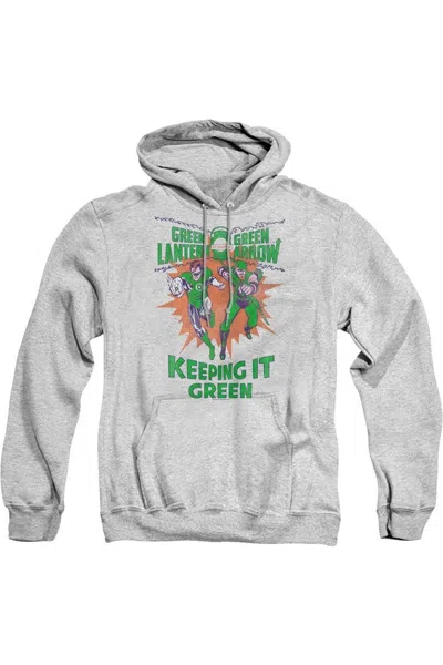 Gildan Green Lantern Keeping It Green Adult Pull Over Hoodie / Hooded Sweatshirt In Multi