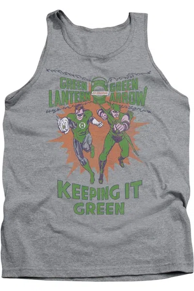 Gildan Green Lantern Keeping It Green Adult Tank Top In Multi